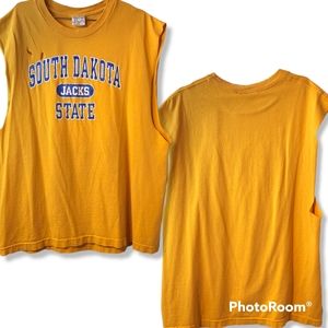 South Dakota State University, altered, distressed tank top